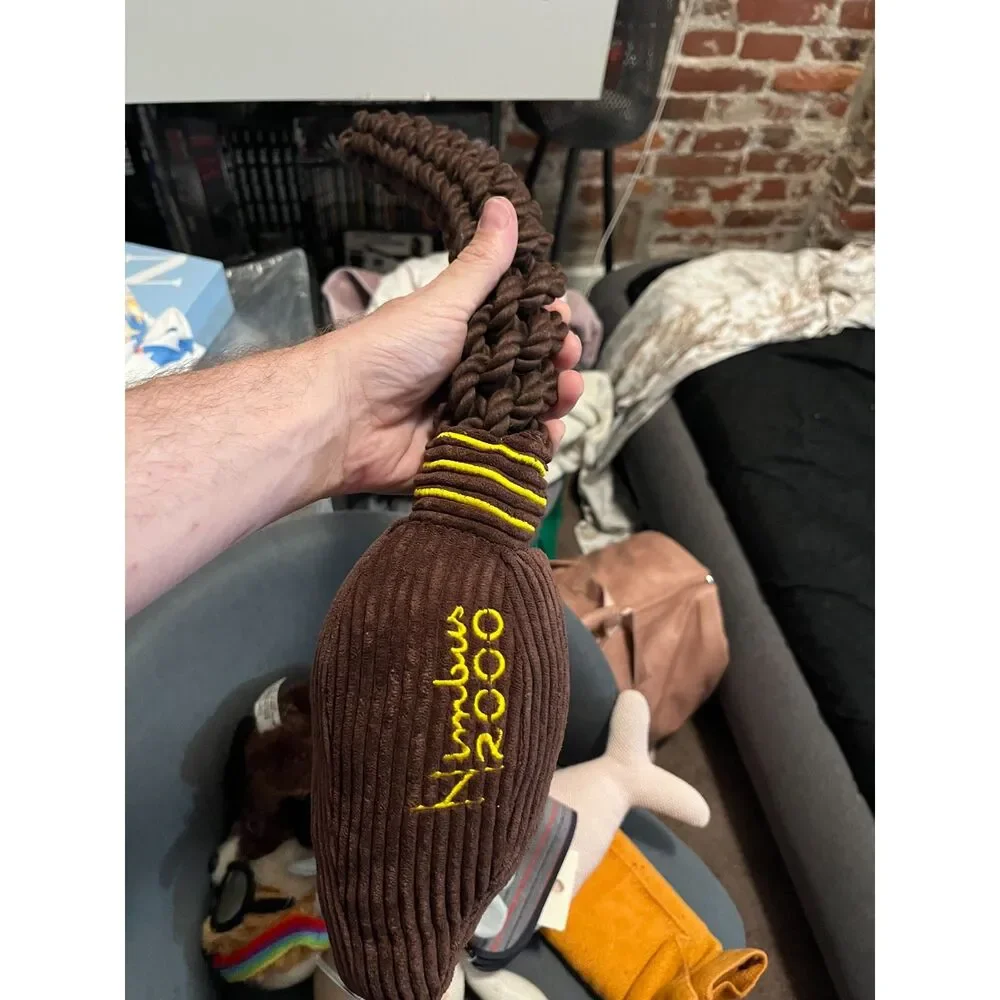 Harry Potter Nimbus 2000 Rope Dog Toy w. Squeaker NWT